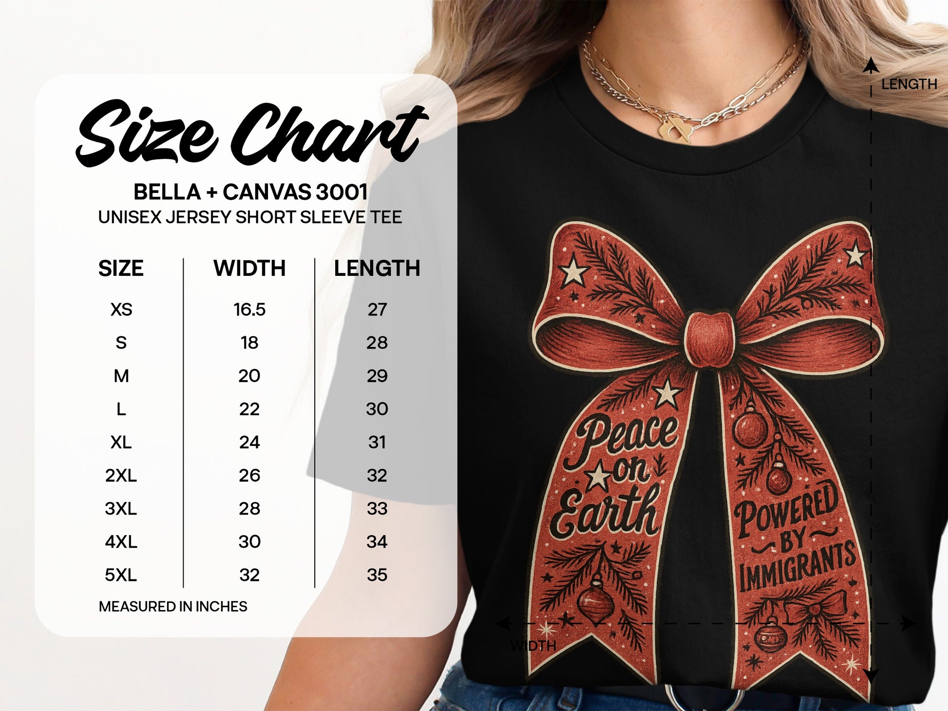 Peace on Earth Powered by Immigrants Unisex T-Shirt