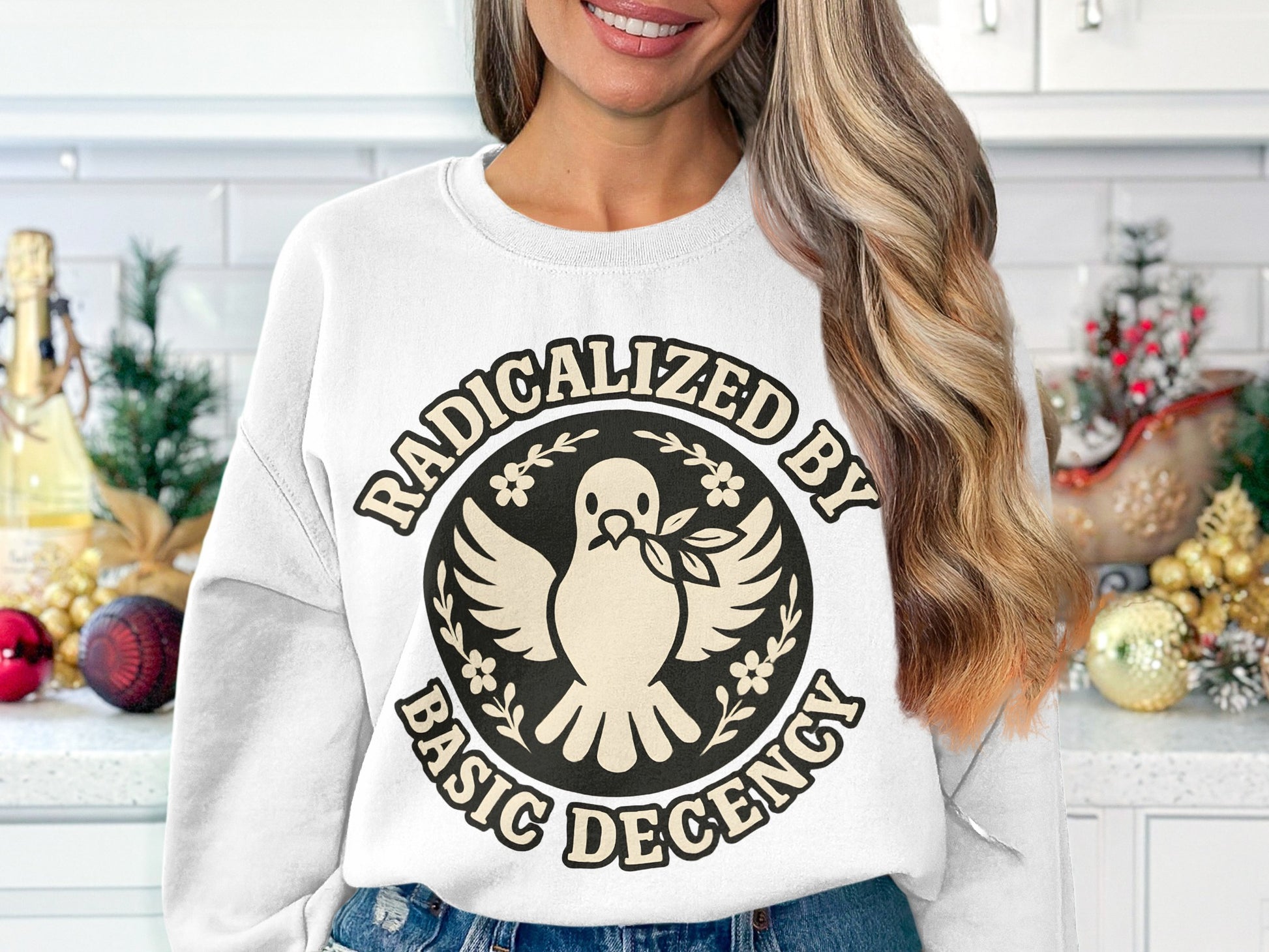 Radicalized By Basic Decency Sweatshirt product