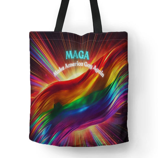 Luxury Tote Bag LGBTQ Pride Month | Gay Pride Parade | Black & Trans Celebration Clothing