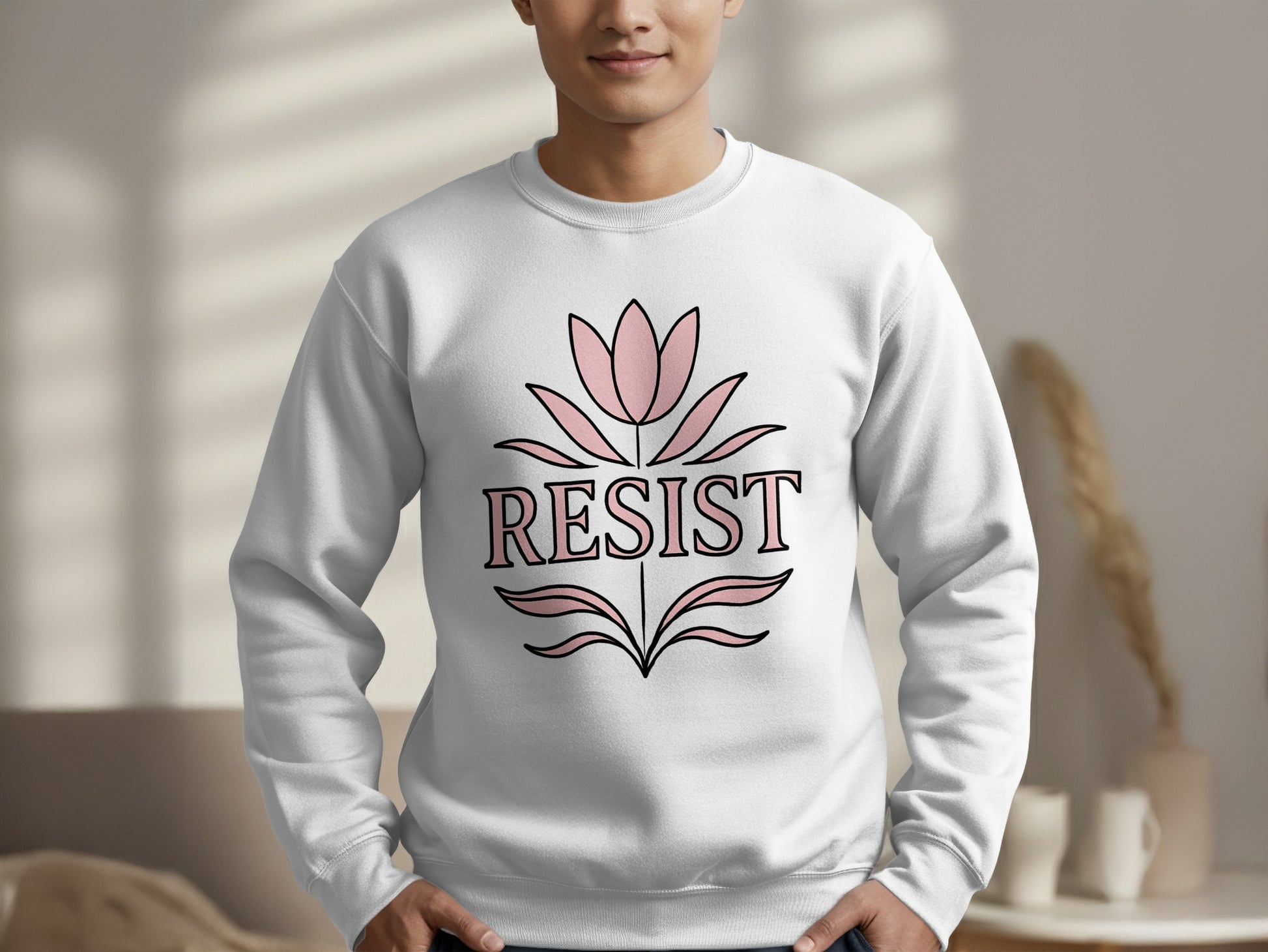 Resist Flower Graphic Sweatshirt product type