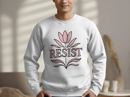Resist Flower Graphic Sweatshirt product type