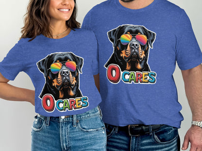 Humorous Rottweiler Graphic Couples T-shirt product