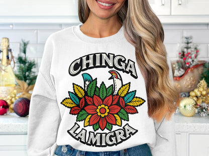 Festive Chinga LaMigra Graphic Sweater product type
