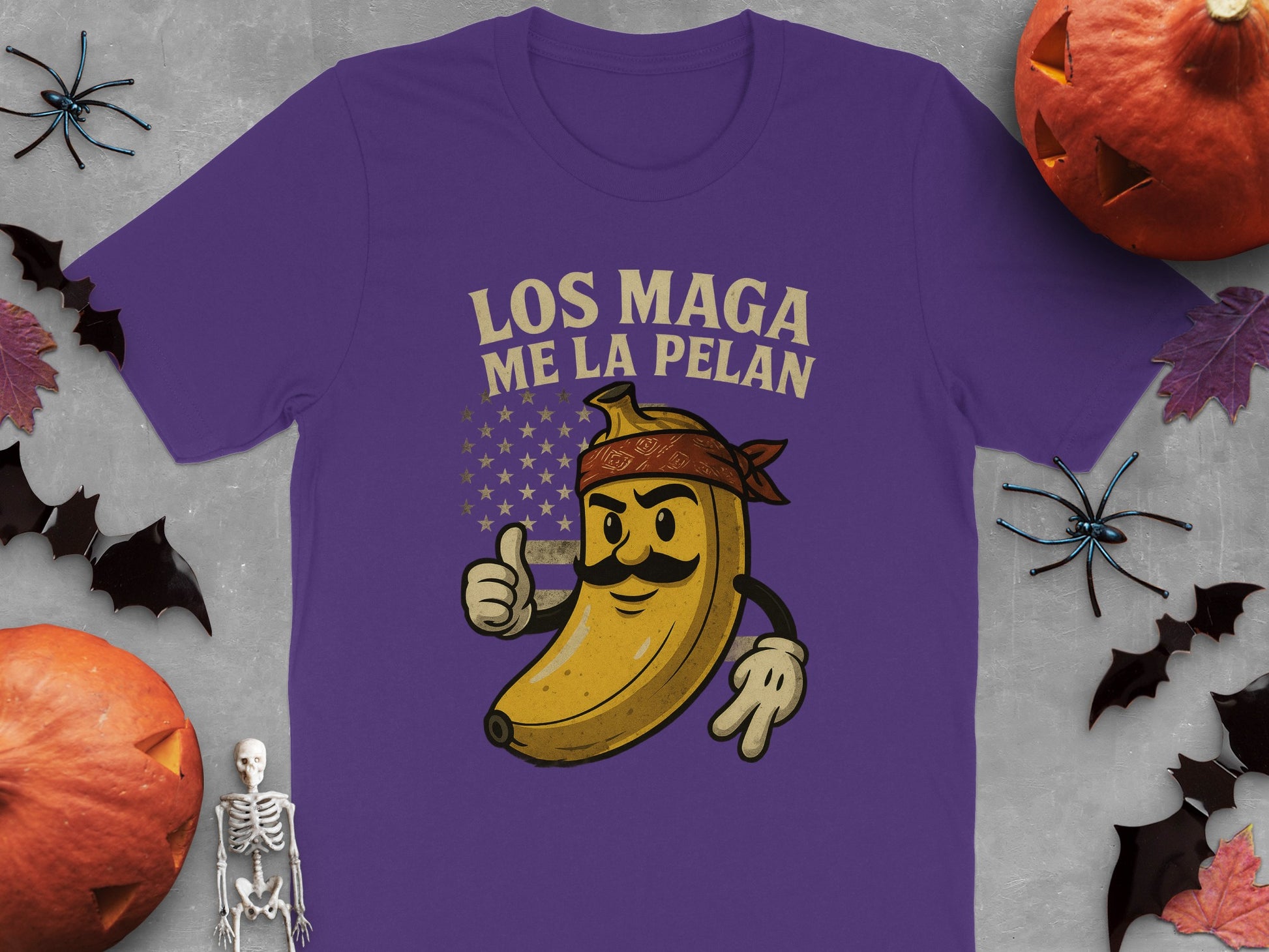 Humorous Banana Character Halloween T-Shirt product type