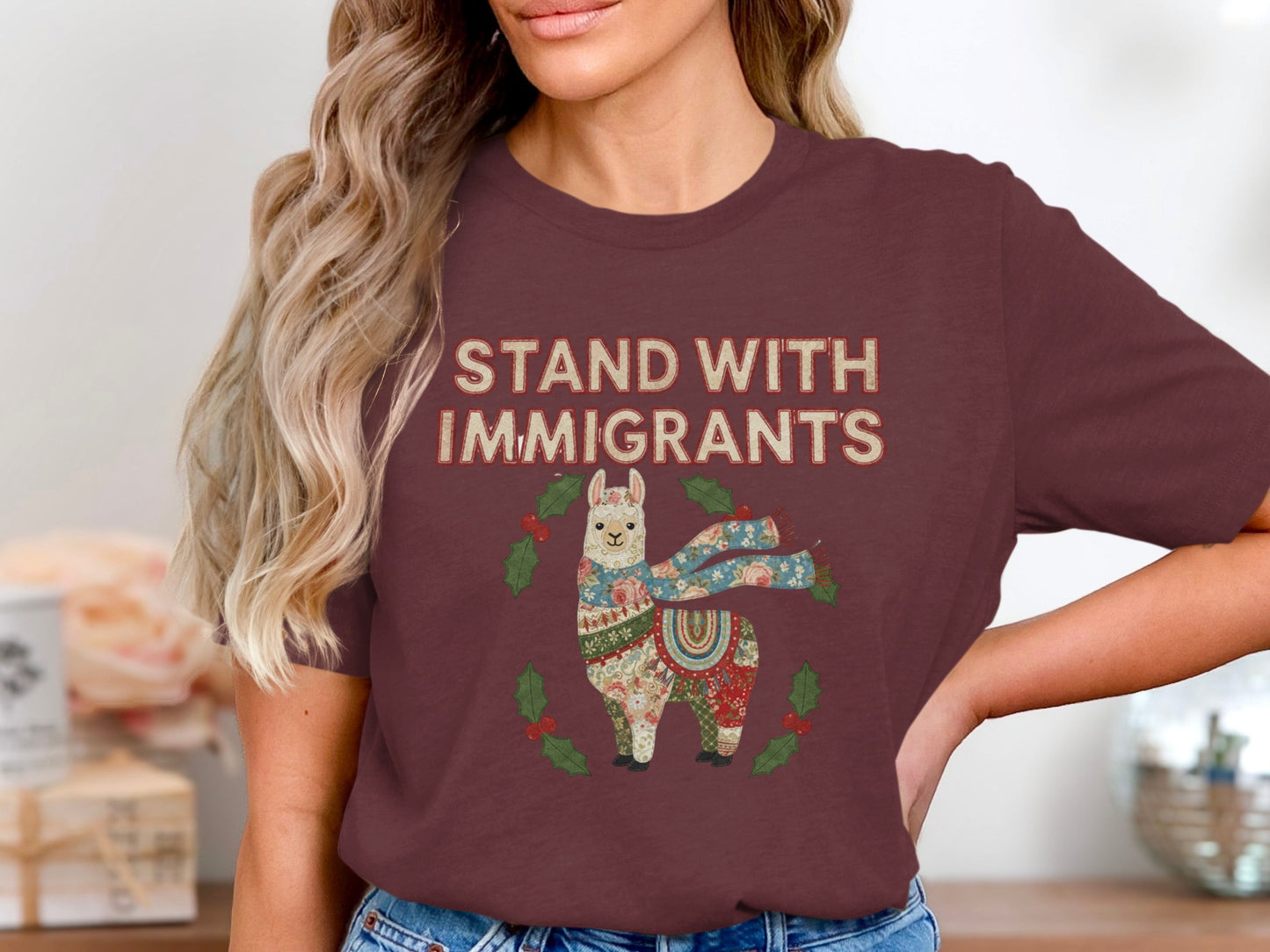 Stand With Immigrants Graphic T-Shirt