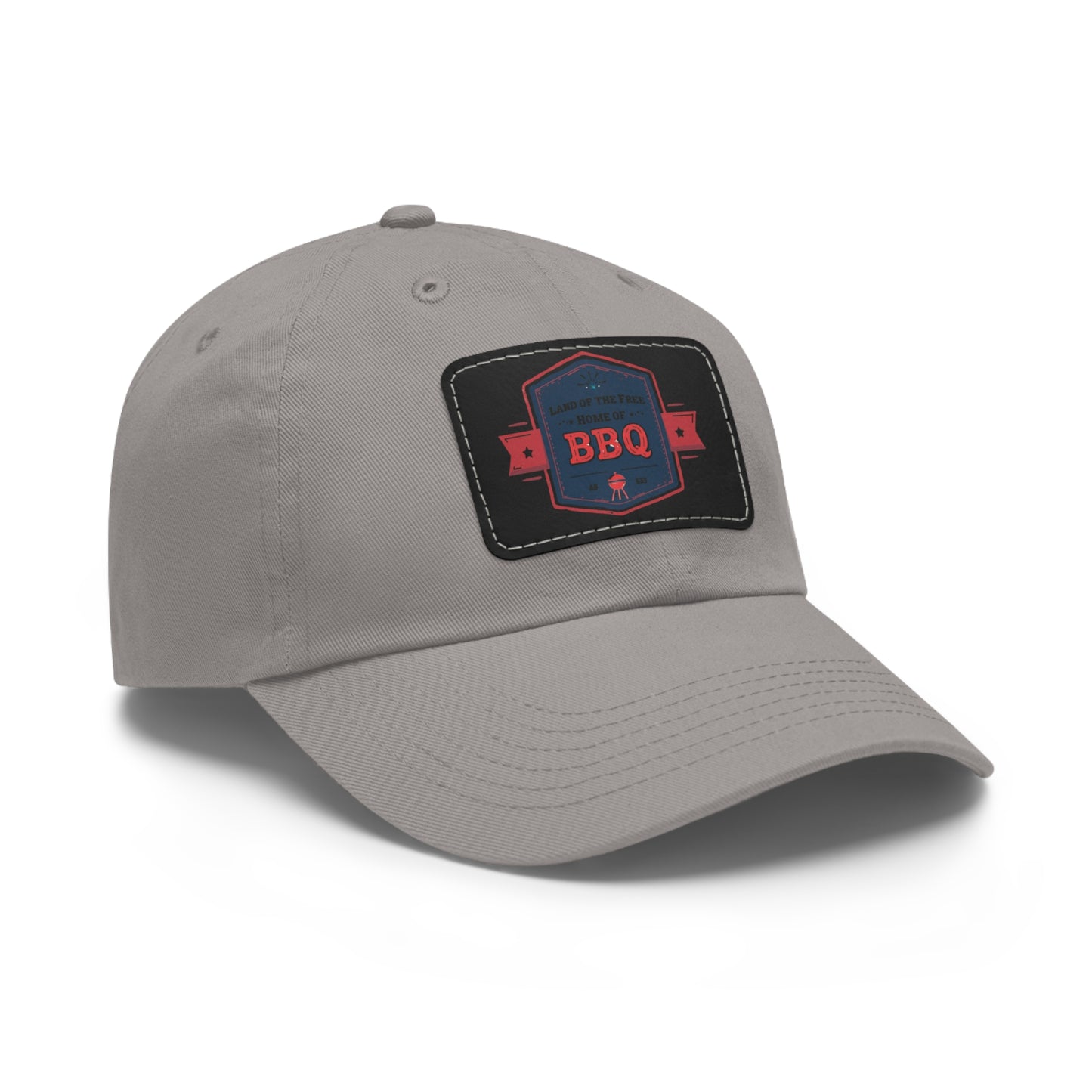 BBQ Dad Hat with Leather Patch - Perfect Gift for Grill Enthusiasts