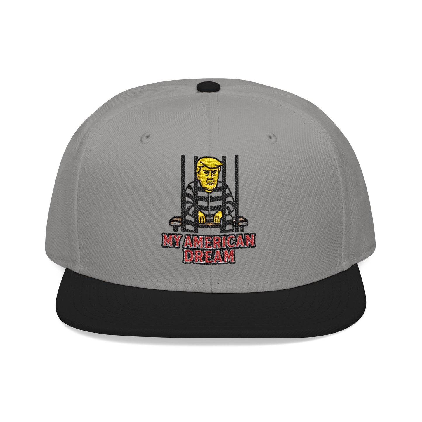 Anti Trump Hat, My American Dream Embroidered Snapback Hat - Stylish Cap for Everyday Wear, Perfect for Casual Outings, Birthdays, Streetwear Fashion, Gift for Him/Her