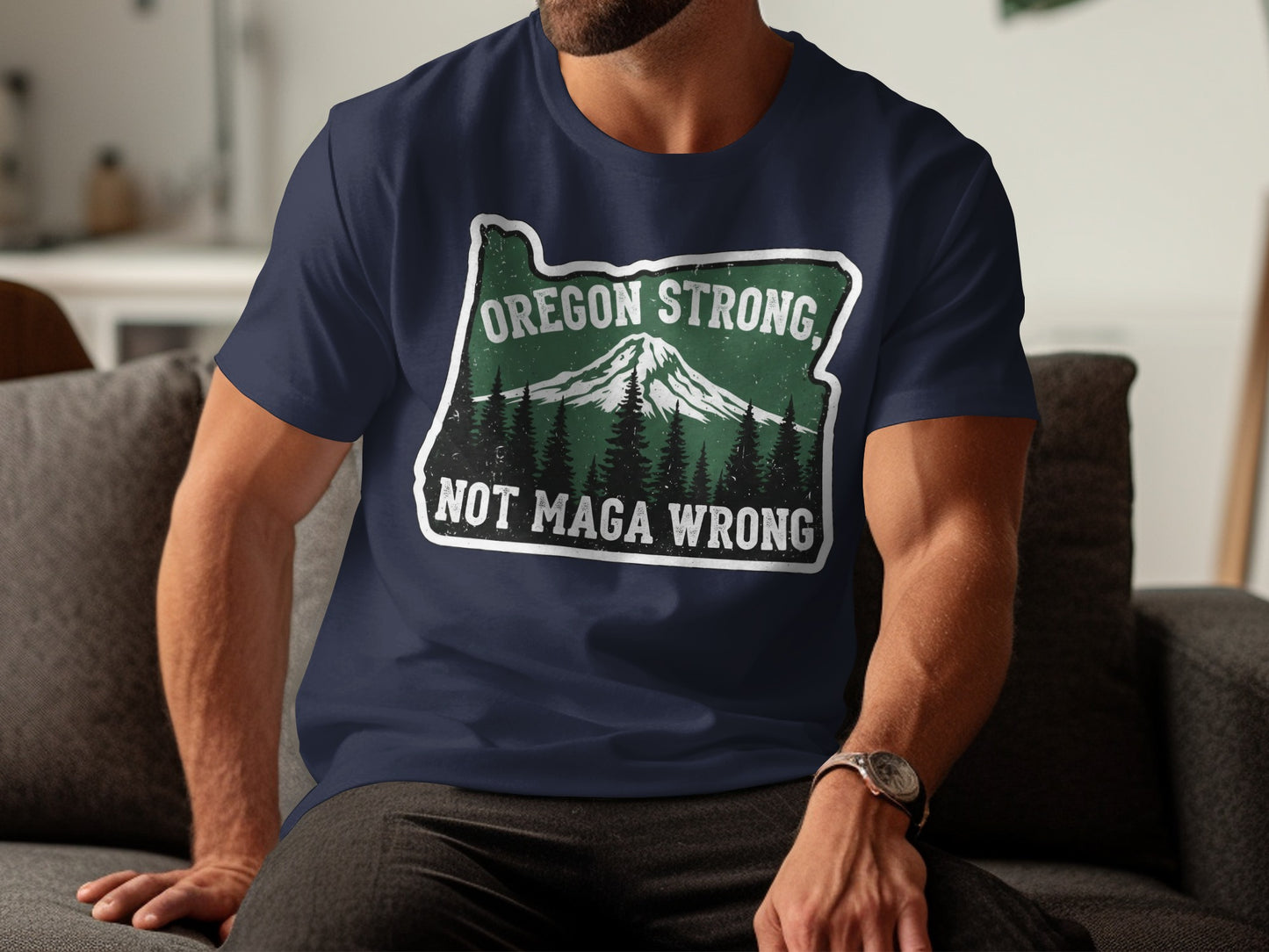 Oregon Strong Not Maga Wrong T-shirt product type