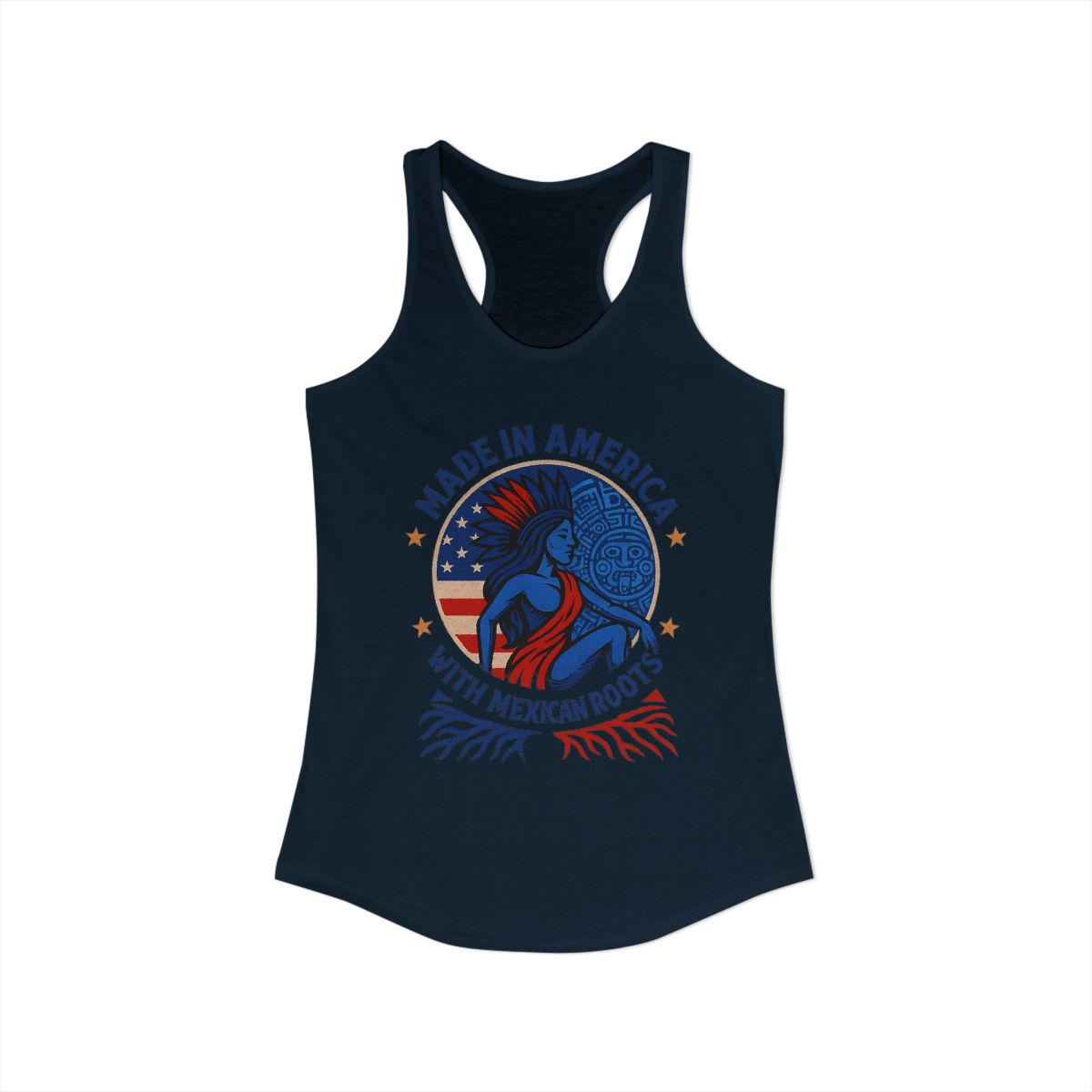 Made in America with Mexican Roots Tank Top