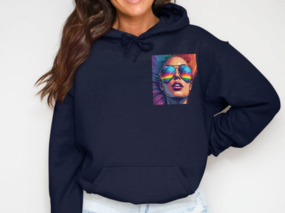 Colorful Artistic Graphic Design Hoodie product