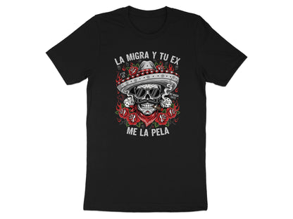 La Migra y Tu Ex Me La Pela Skull Tshirt product type
