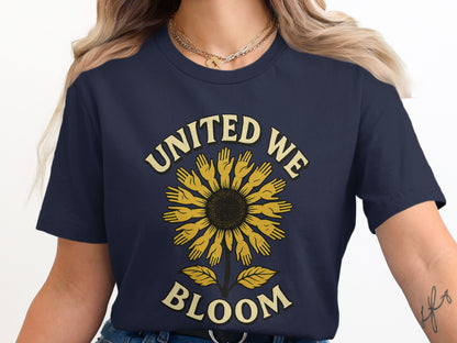 United We Bloom Graphic Tee Shirt Product