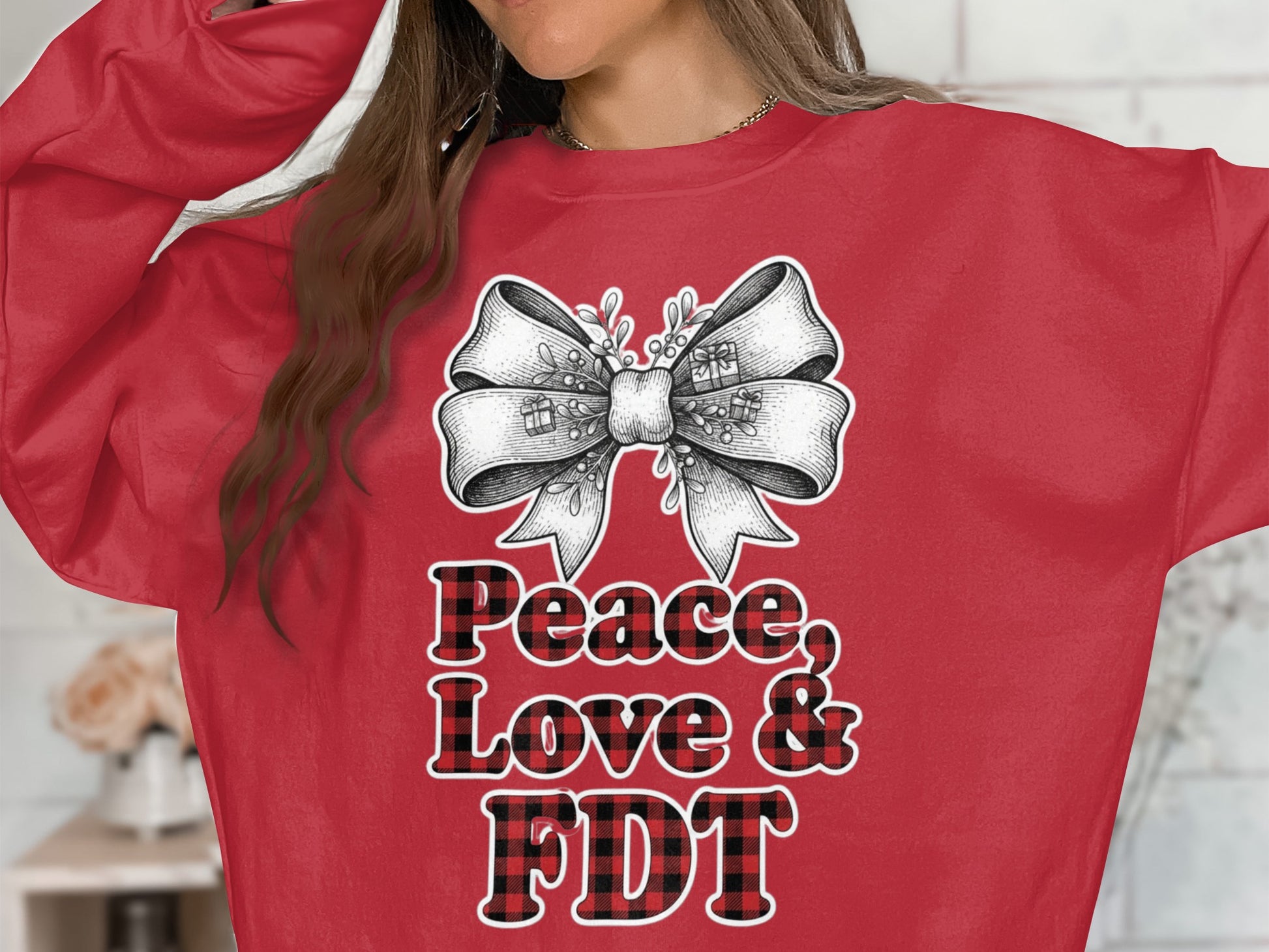 Peace Love & FDT Graphic Sweatshirt