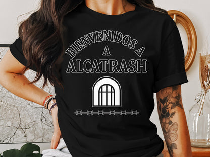 Bienvenidos A Alcatrash Graphic Tee Shirt product type