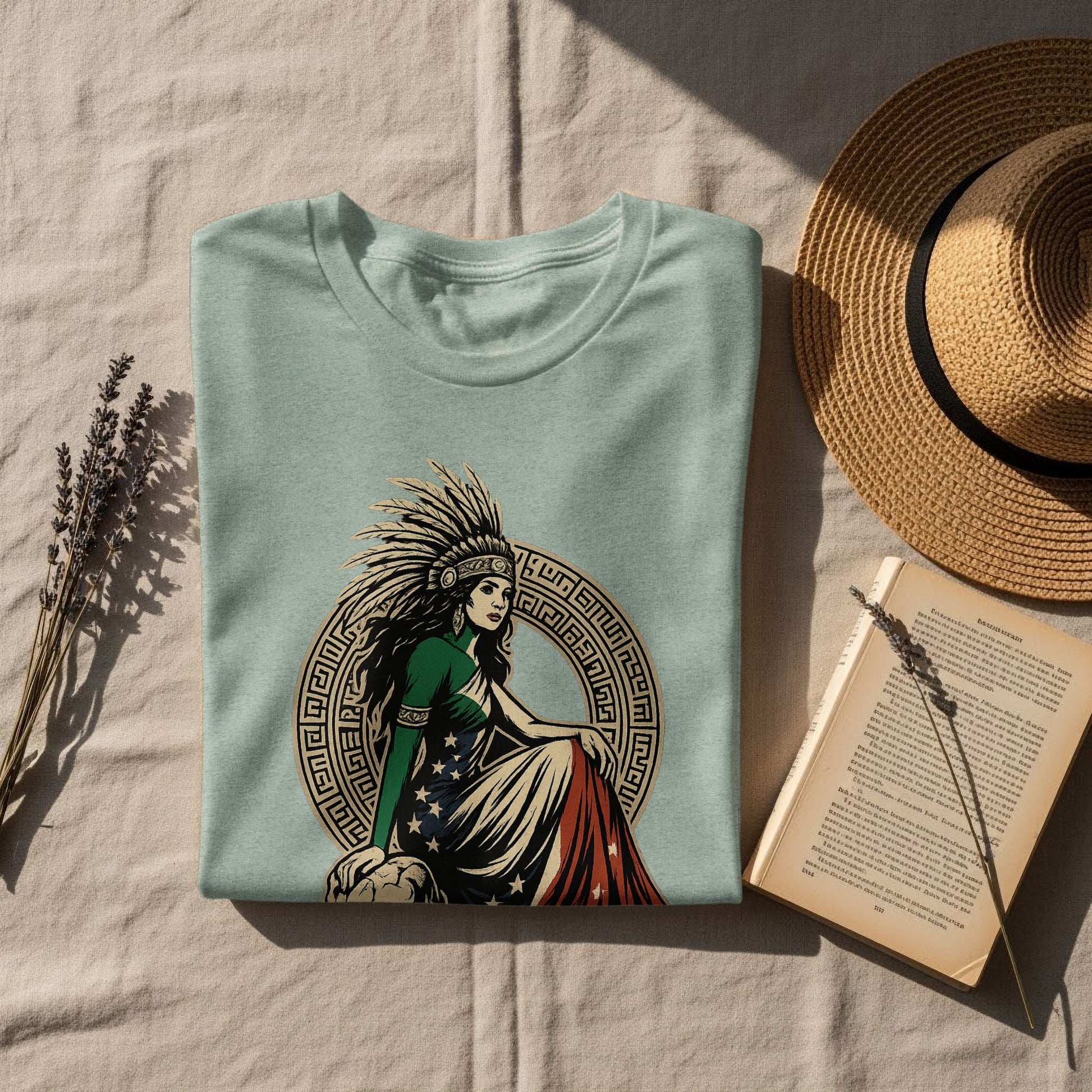 Vintage Native American Inspired Graphic T-Shirt product