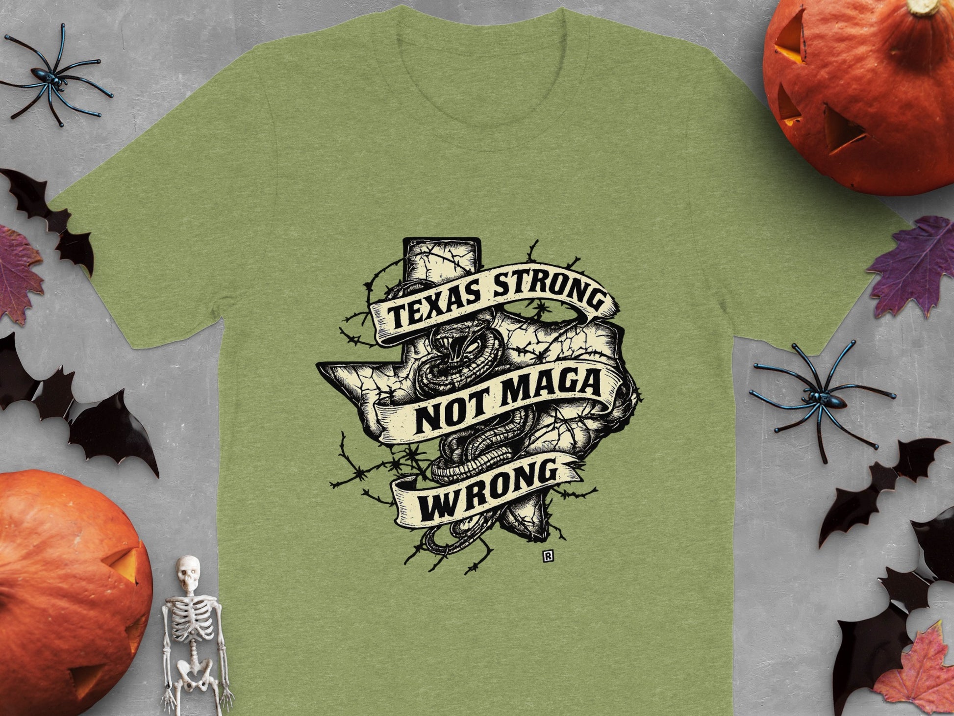 Texas Strong Not MAGA Wrong Graphic Tee product