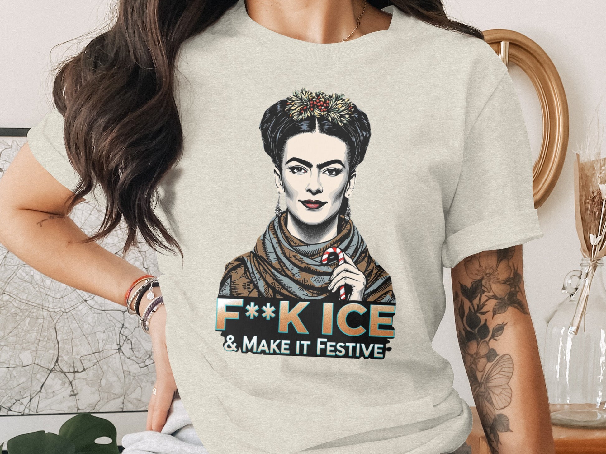 F**k Ice and Make It Festive Graphic T-Shirt