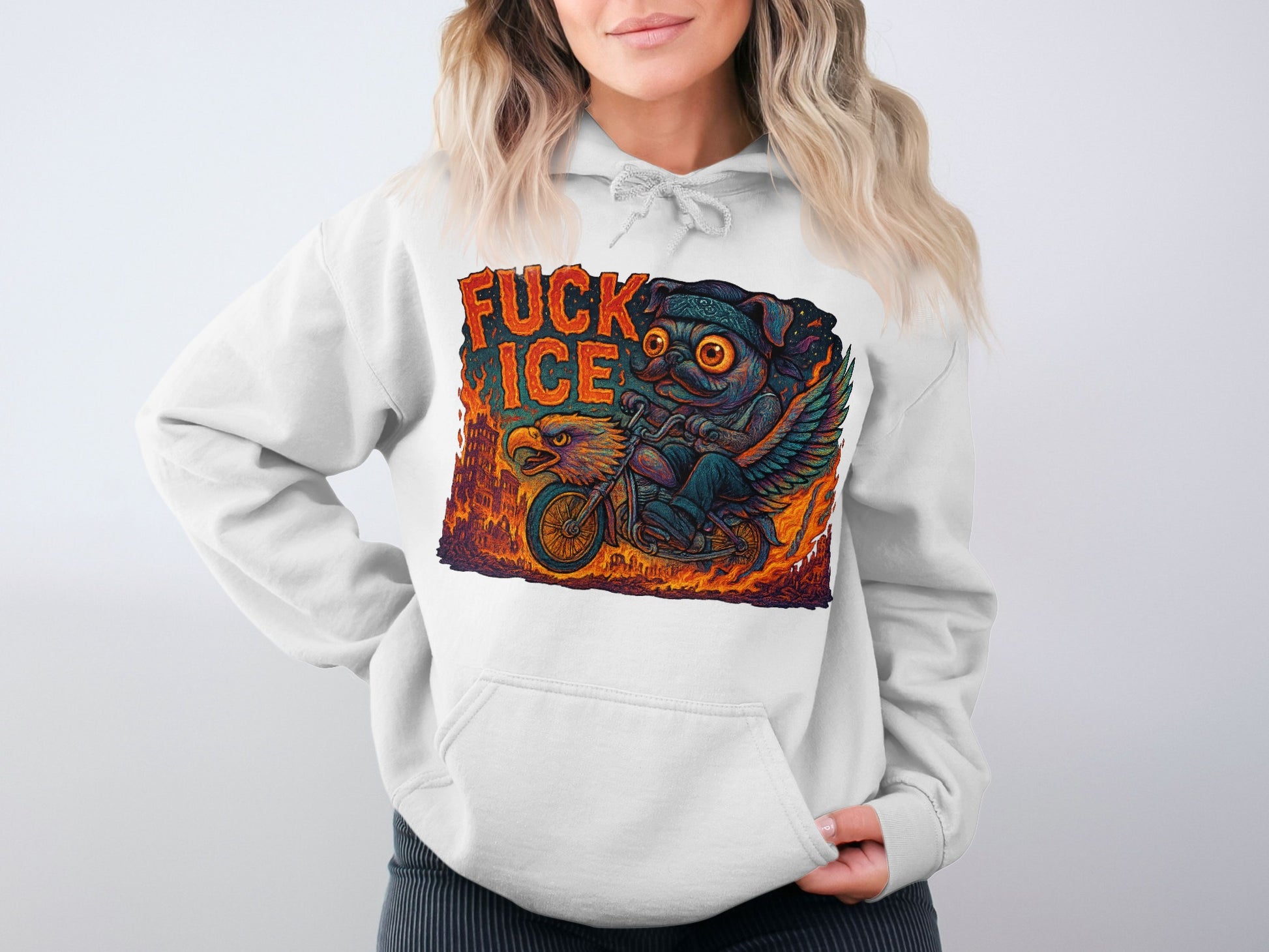 Vibrant Graphic Hoodie with Bold Statement Design product type