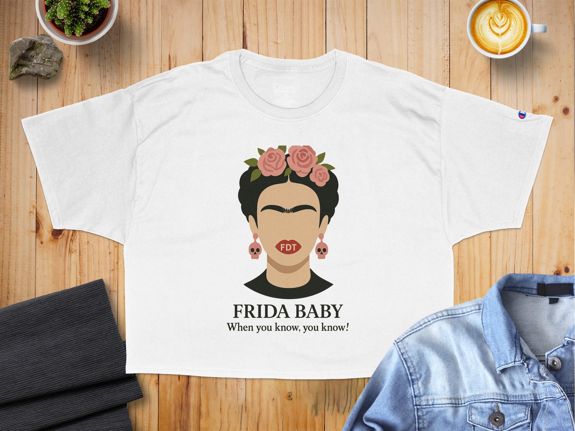 Frida Baby Graphic Tee with Floral Headband product type
