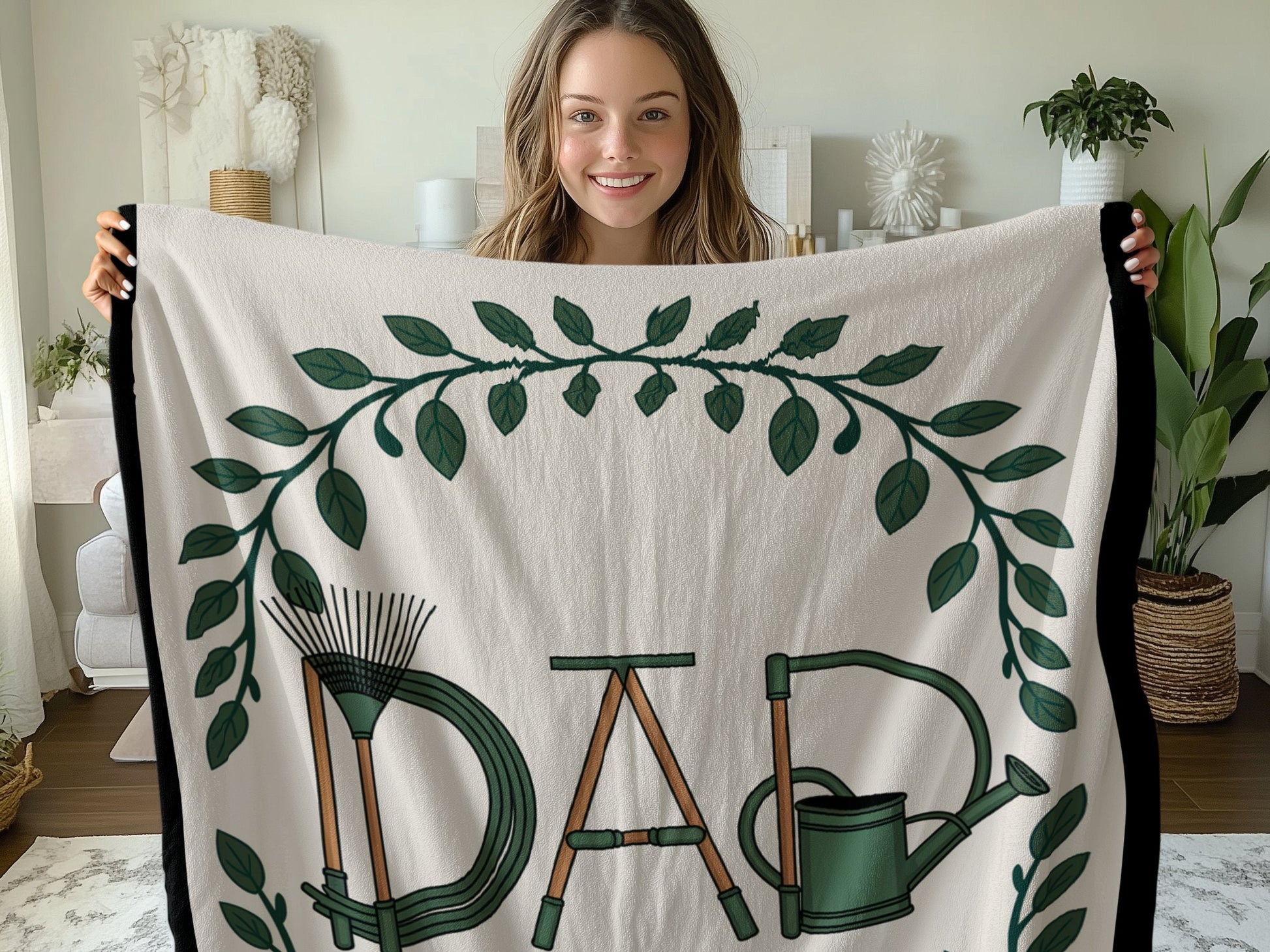 Dad Gardening Tools Design Soft Blanket product