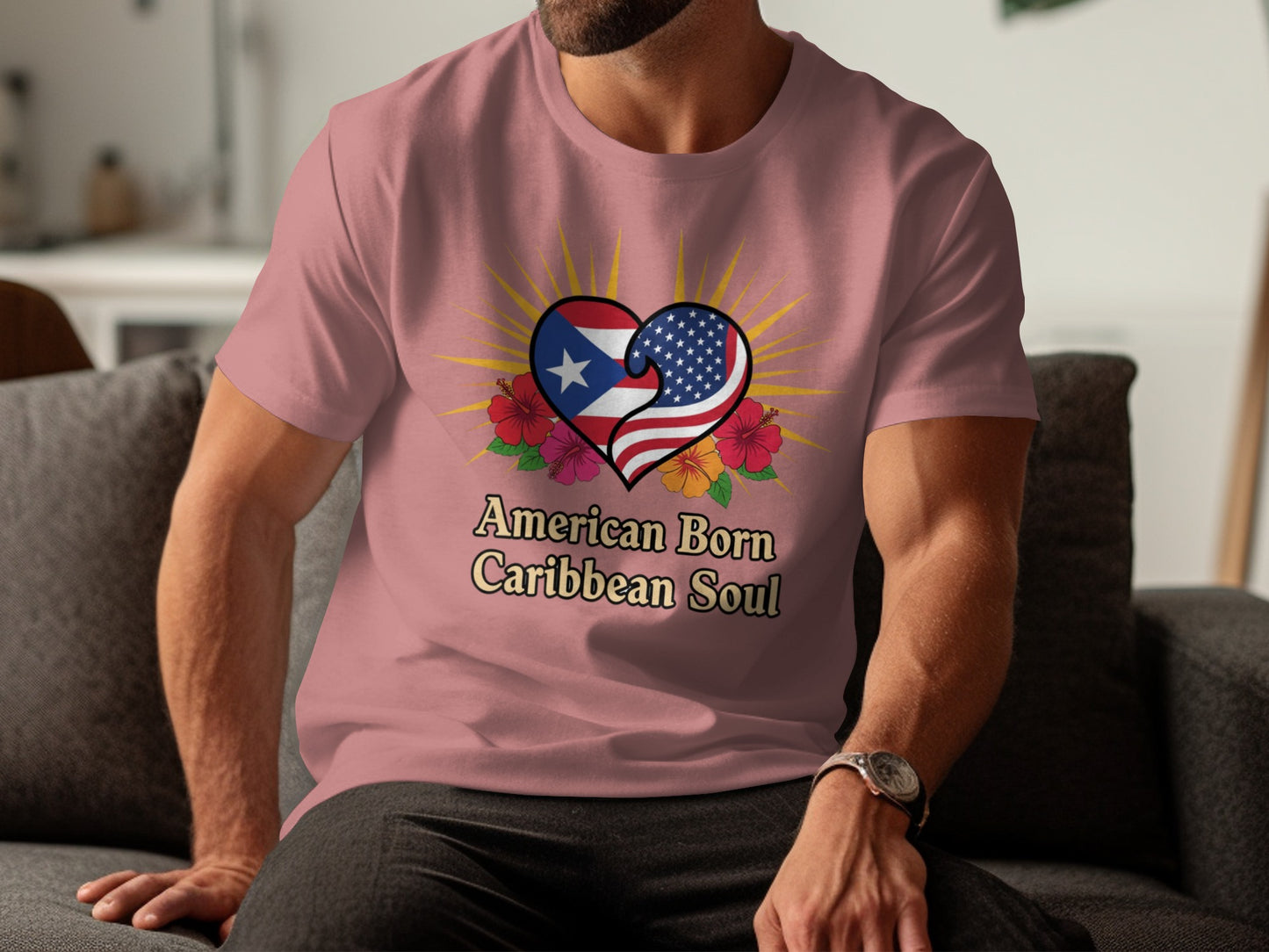 American Born Caribbean Soul Graphic Tee