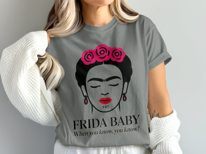 Frida Baby Graphic Tee with Floral Headband Product