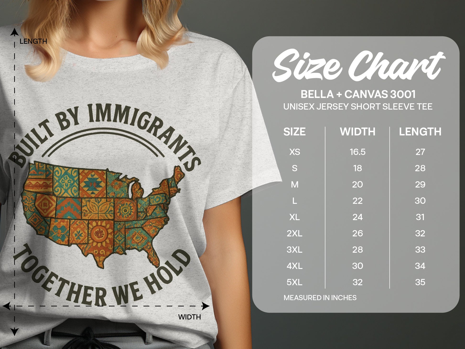 Built By Immigrants Together We Hold Shirt product