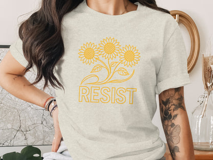 Resist Sunflower Graphic Tee inspiring product
