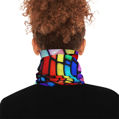 Stained Glass Rainbow Neck Gaiter LGBTQ