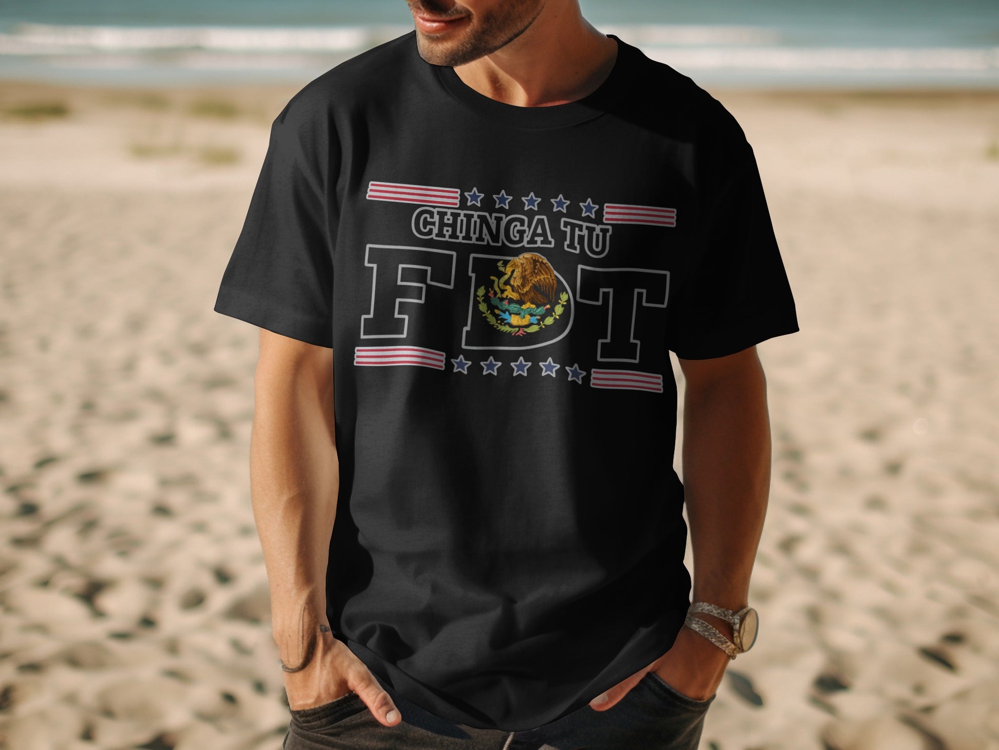 Vintage Chinga Tu Fit Graphic T Shirt product type