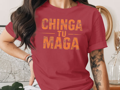 Bold Statement Chinga Tu Maga Graphic Tee
