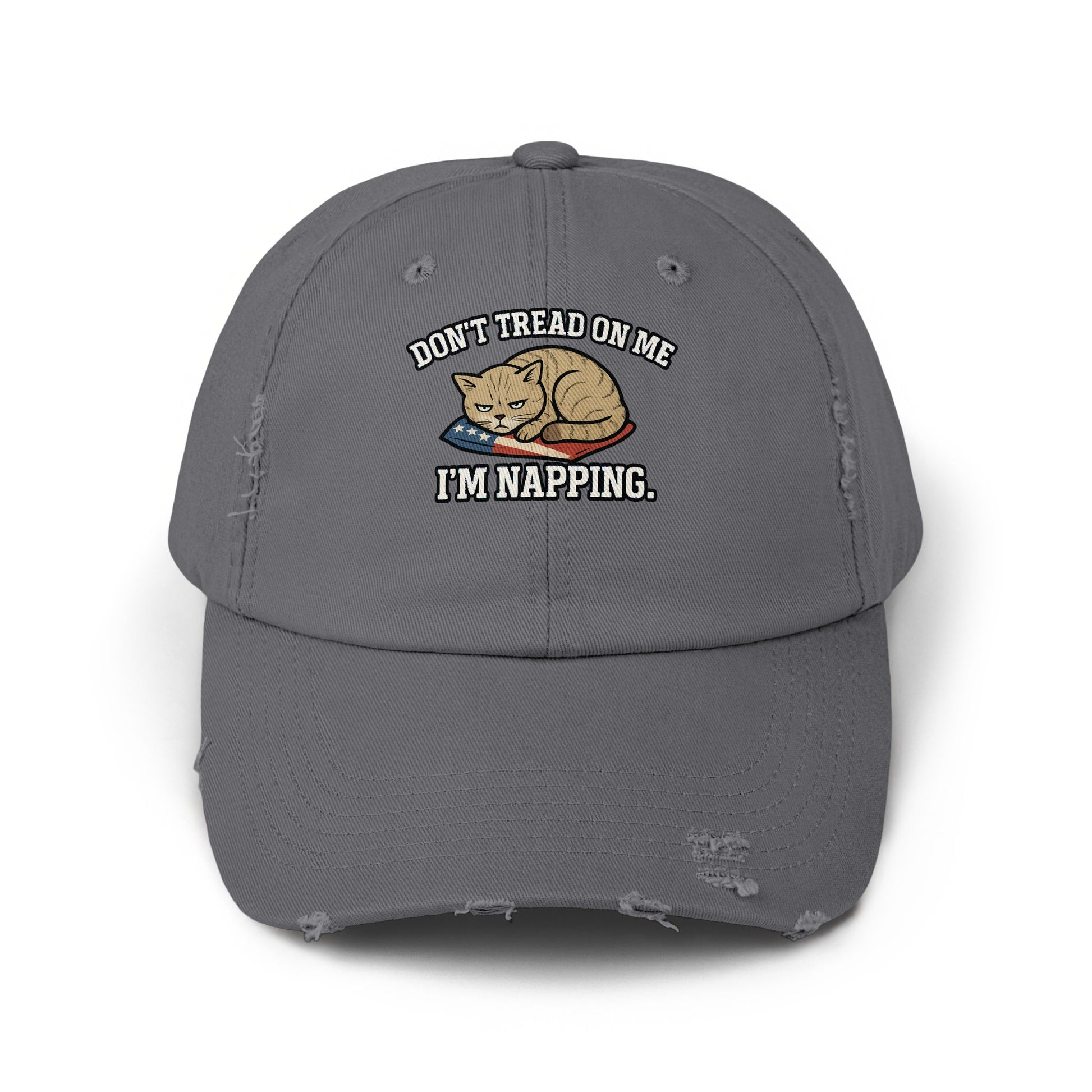 Don't Tread On Me I'm Napping Distressed Baseball Cap product type