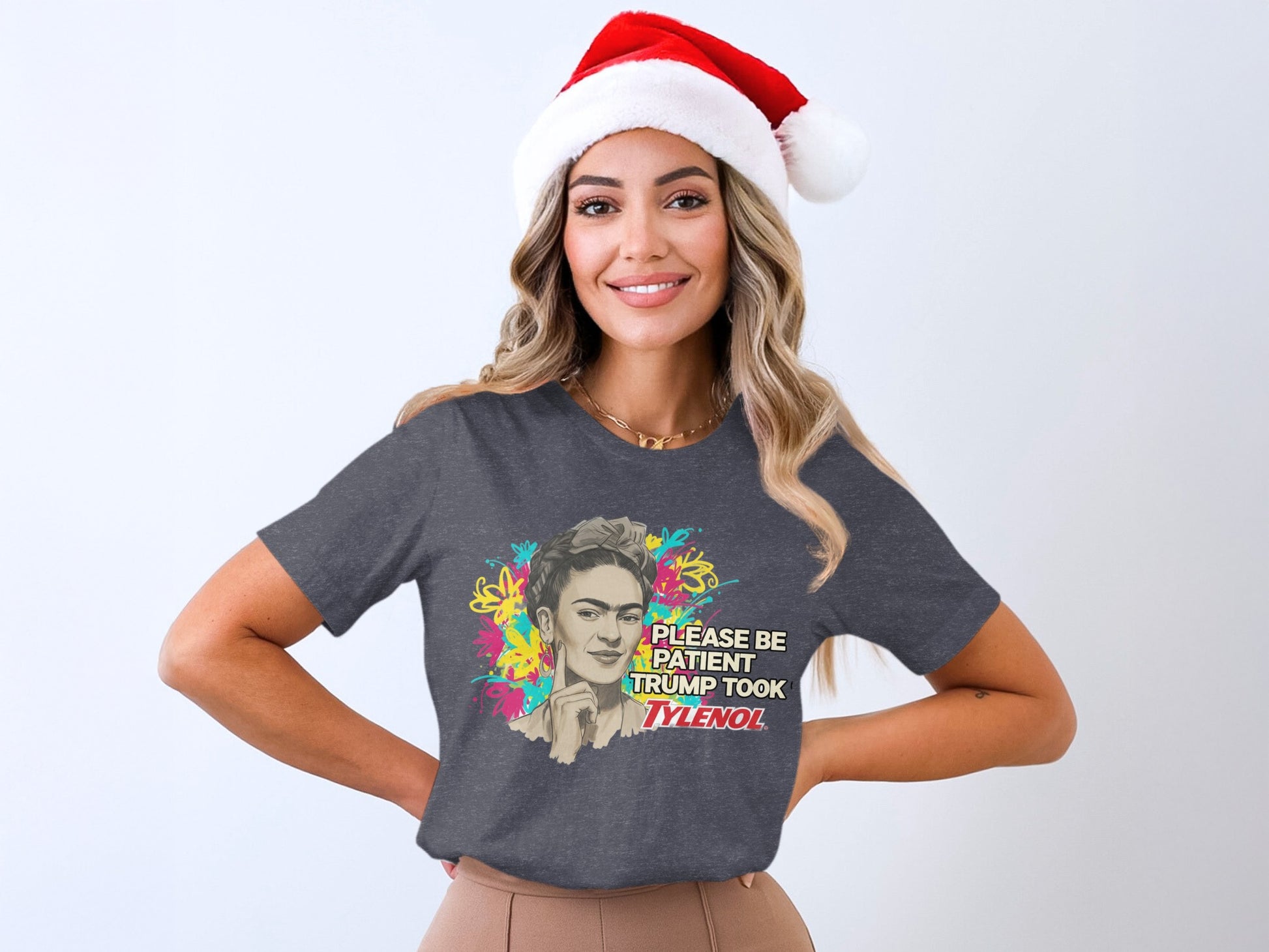 Be Patient Trump Took Tylenol Christmas T-Shirt