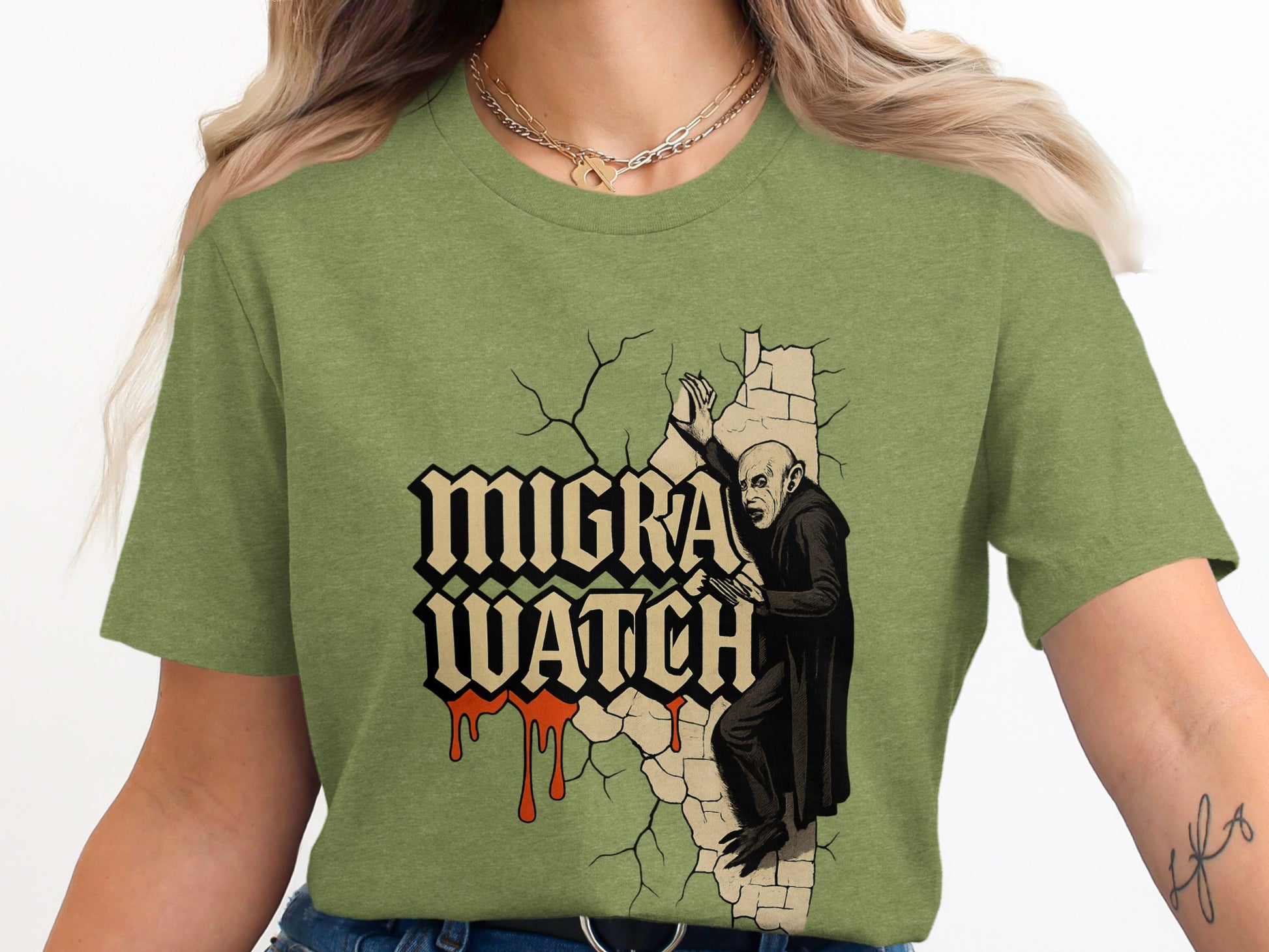 Nosferatu Climbing Horror Graphic T-Shirt product