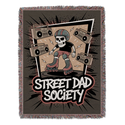 Street Dad Society Fun Skull Skateboard Art product