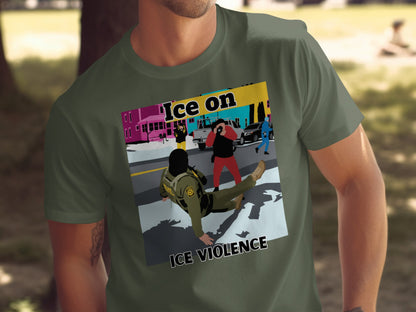Ice on Ice Violence Graphic Tee Urban Streetwear