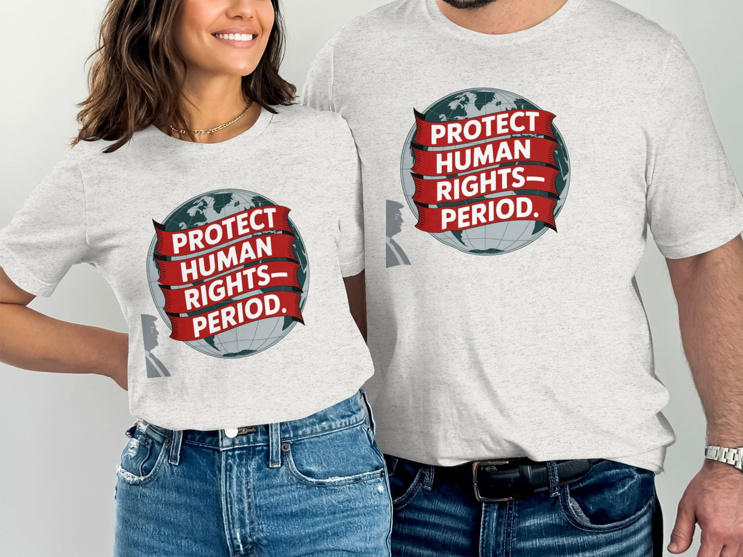 Protect Human Rights Period Slogan T-shirt product type