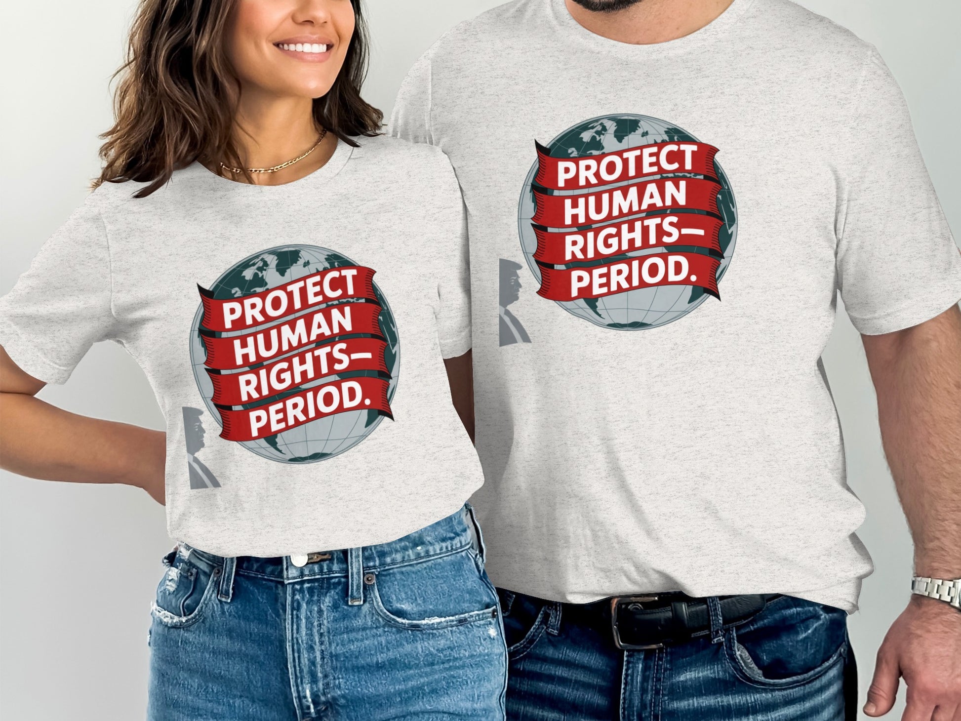 Protect Human Rights Period Slogan T-shirt product type