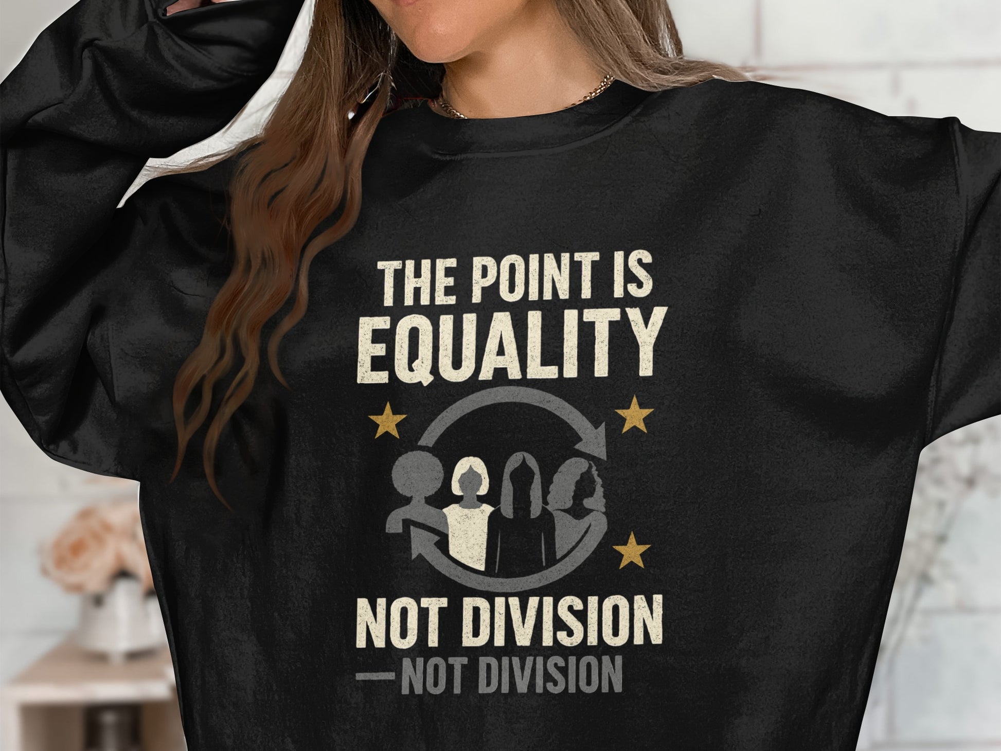 The Point is Equality Not Division Graphic Shirt product type