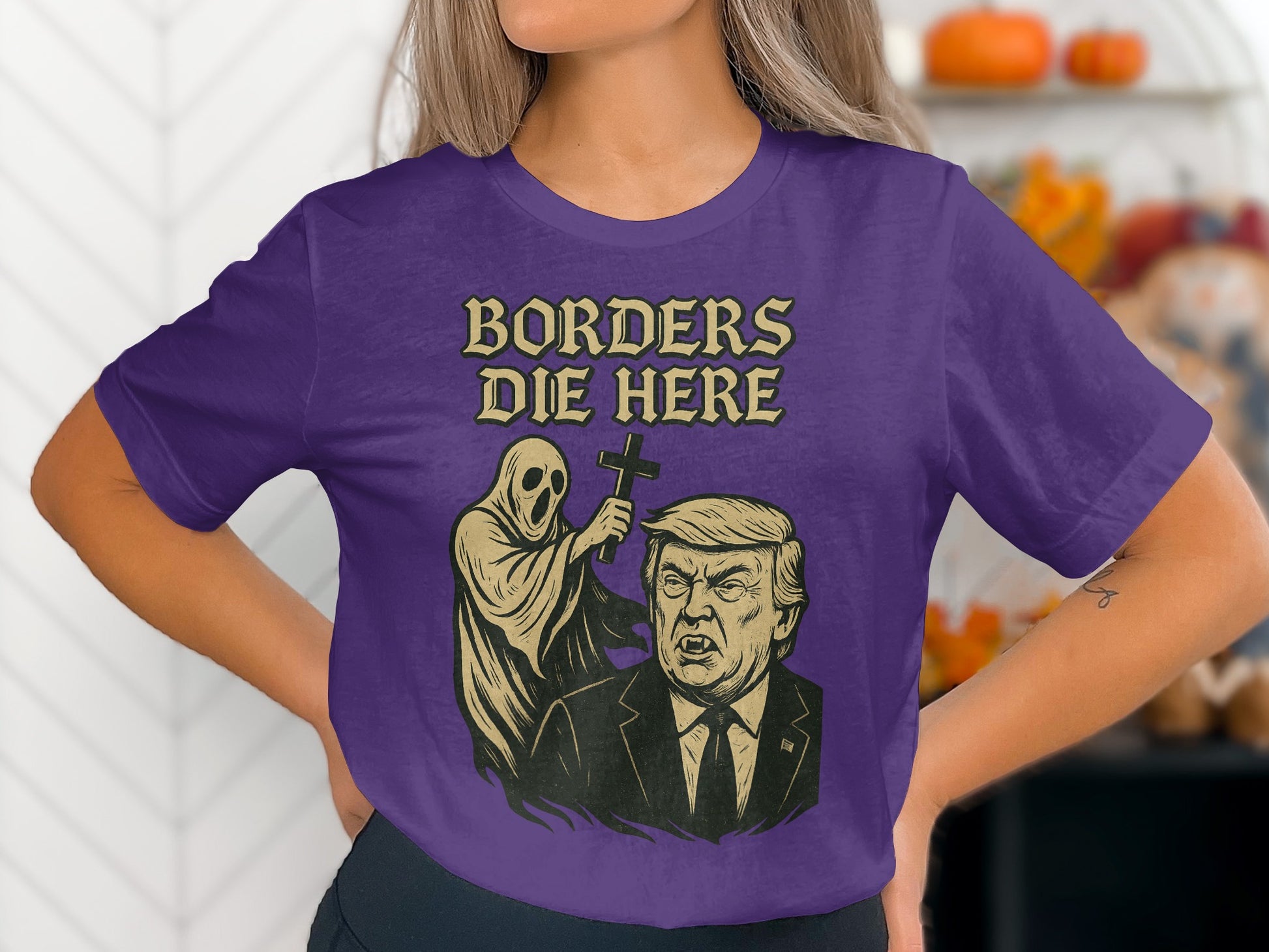 Borders Die Here Graphic T-shirt product type