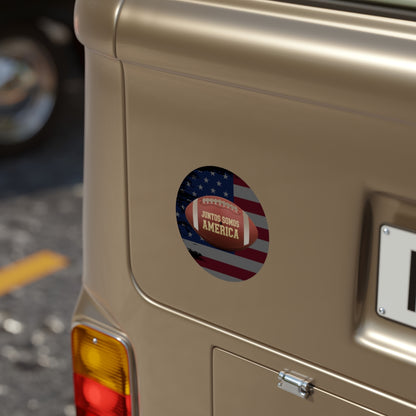 Juntos Somos America Football Sticker for Vehicles