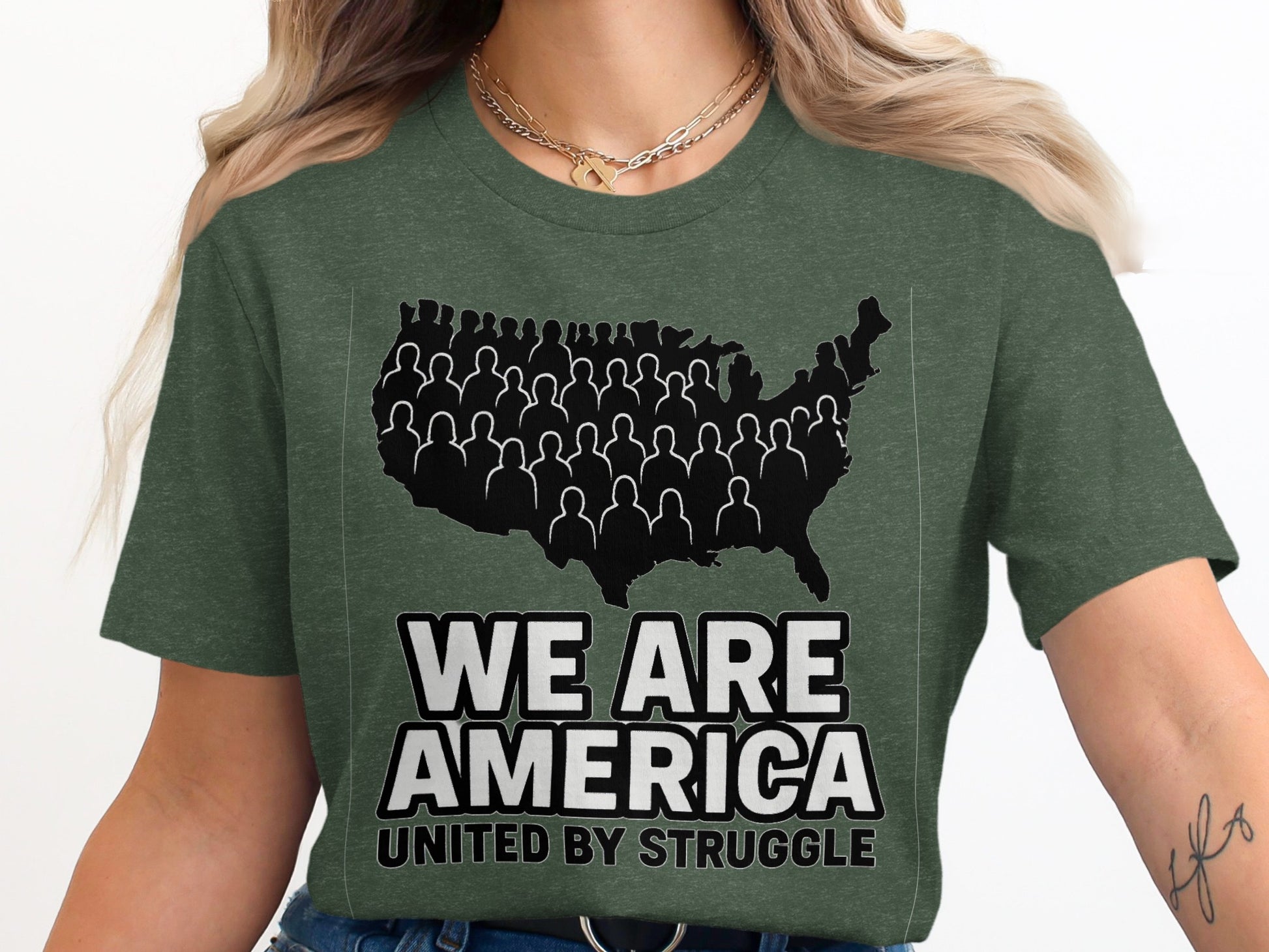 We Are America United by Struggle Graphic T-Shirt product type