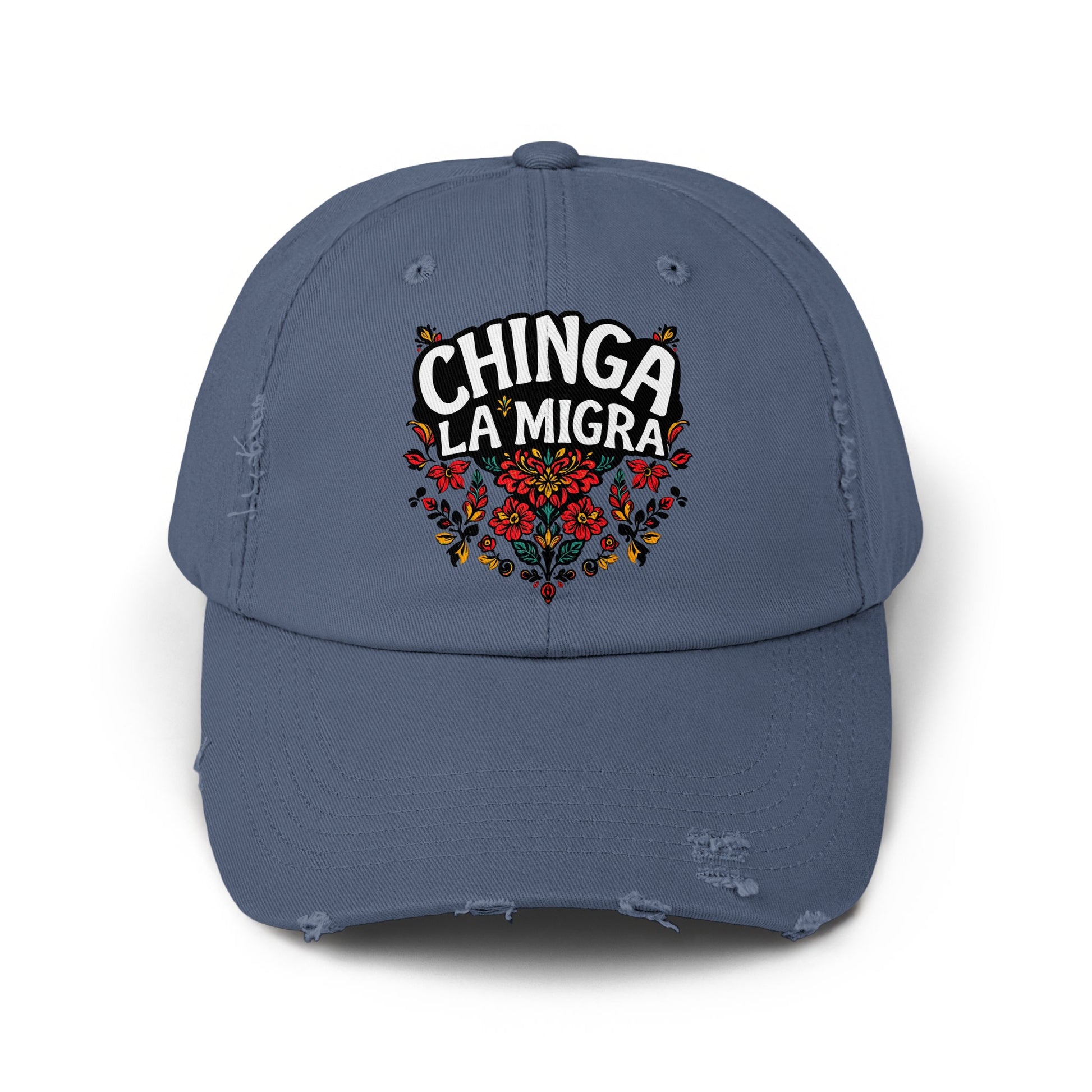 Chinga La Migra Embroidered Statement Cap product