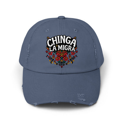 Chinga La Migra Embroidered Statement Cap product