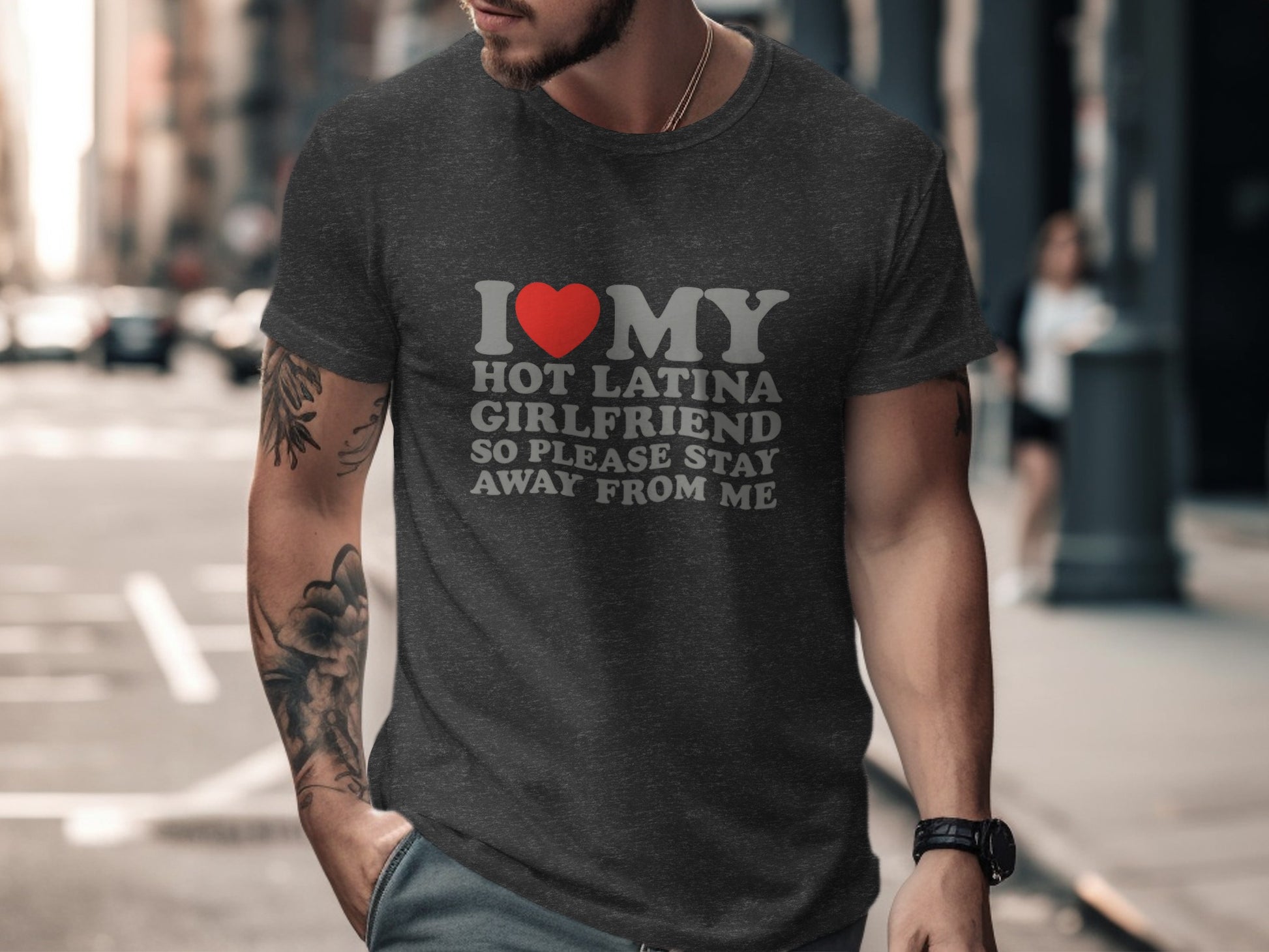 Hot Latina Girlfriend Graphic Statement T-Shirt product