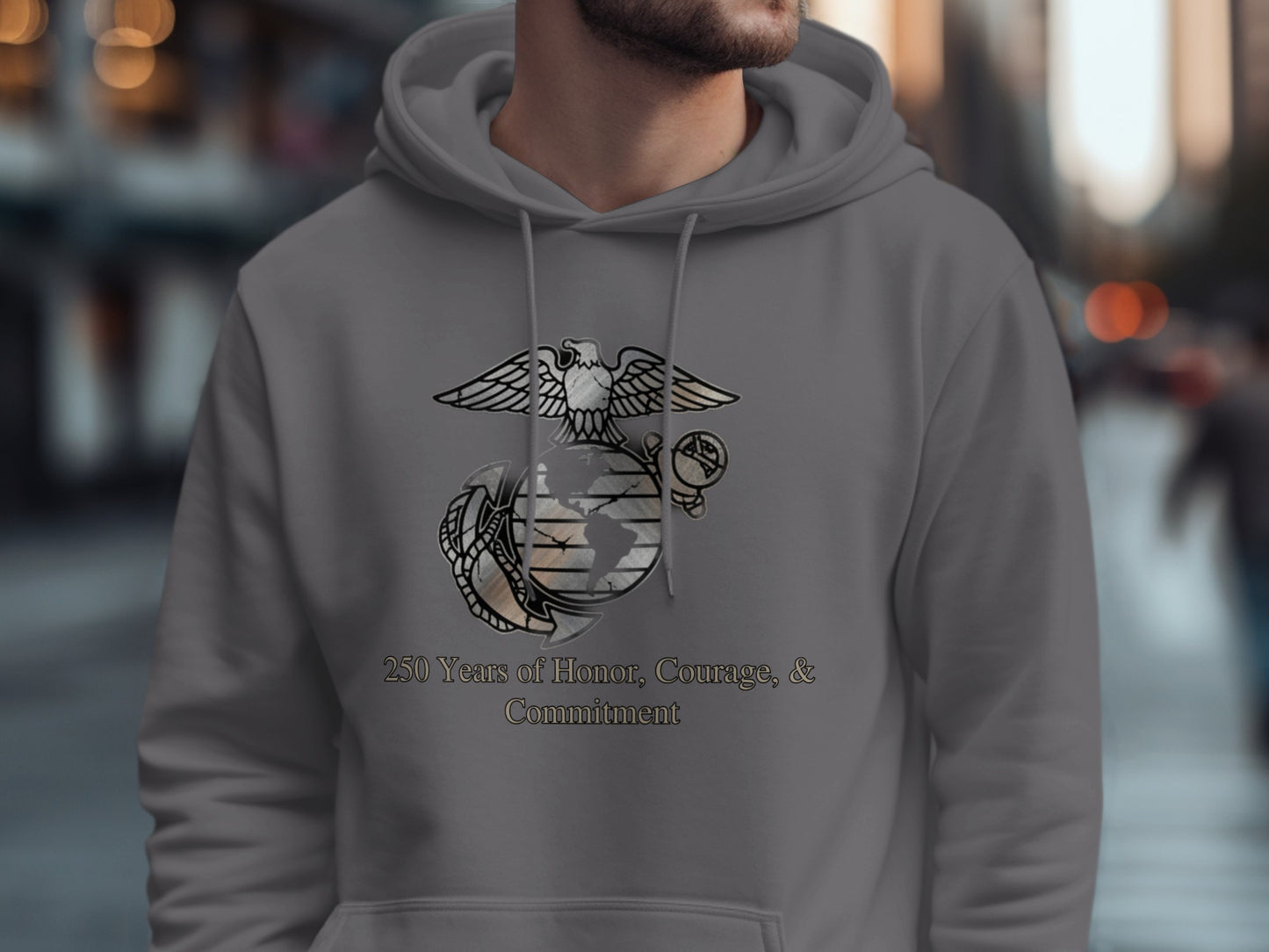 250 Years of Honor Courage and Commitment Hoodie