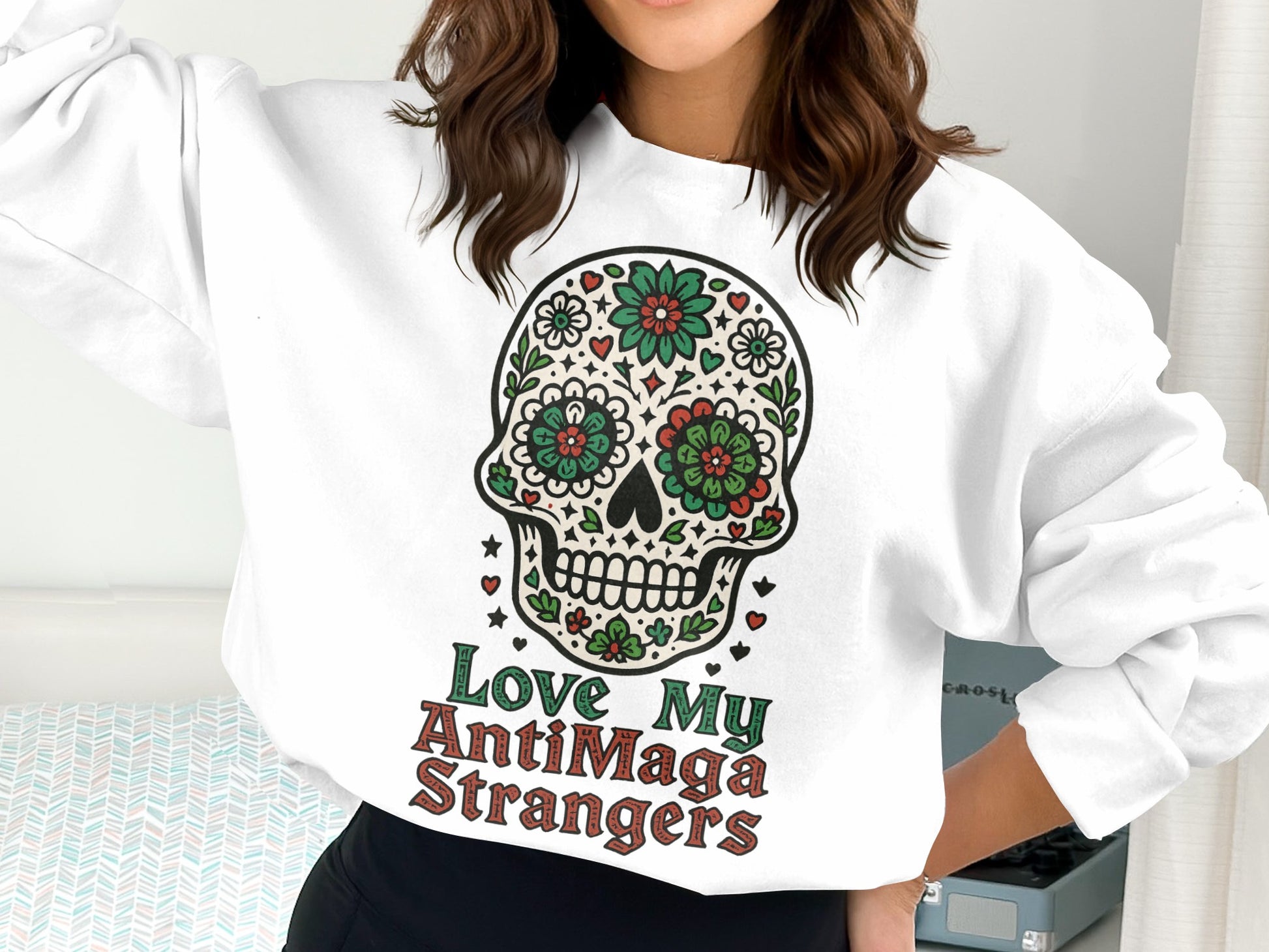 Love My AntiMaga Strangers Graphic Sweatshirt