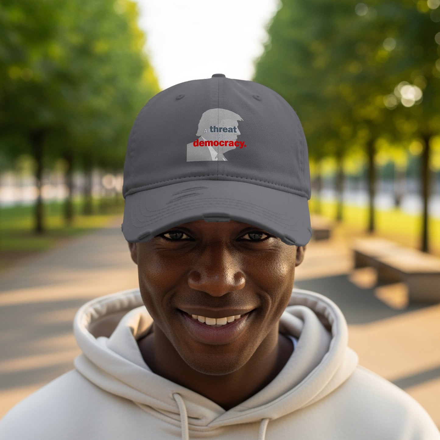Threat to Democracy Emblem Cap product