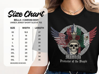 Mamija Protector of the People Tee Skull Wing Design