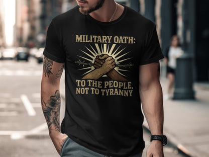 Military Oath To The People Not To Tyranny product